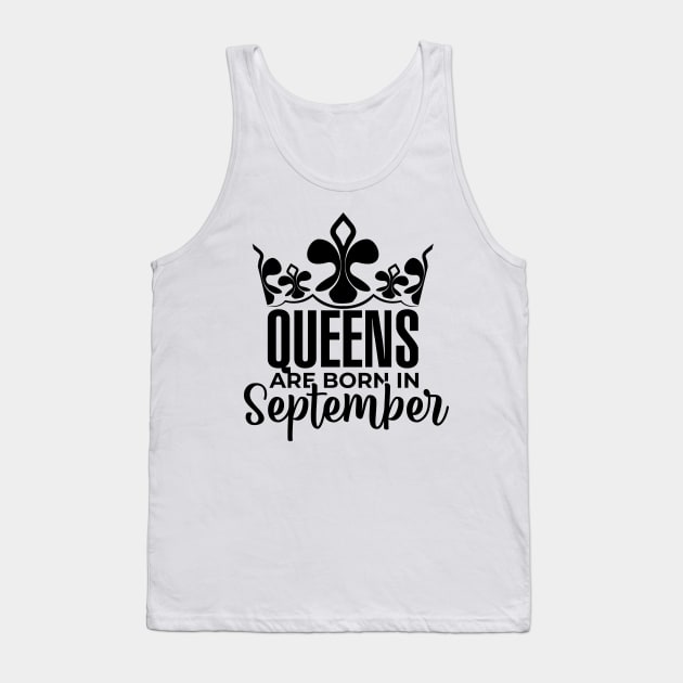 Queens are born in September Tank Top by Kuys Ed